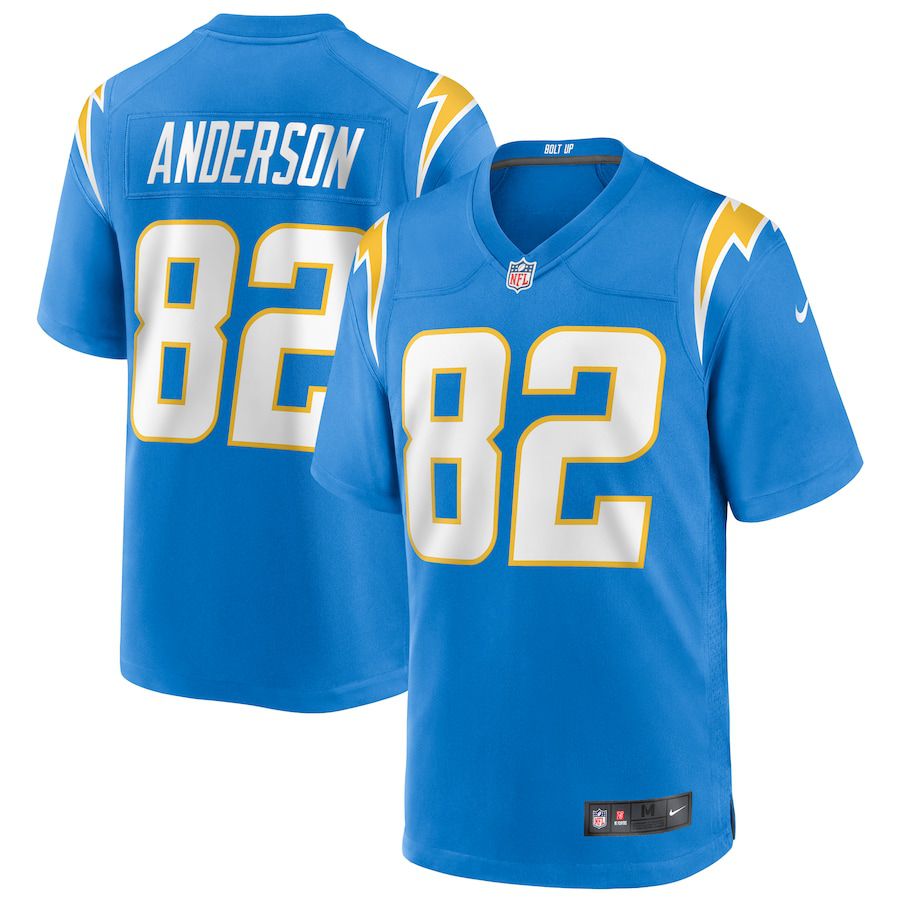 Men Los Angeles Chargers #82 Stephen Anderson Nike Powder Blue Game Player NFL Jersey->los angeles chargers->NFL Jersey